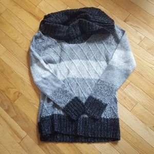 Cozy Cowl Sweater - L